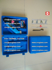 EVA THERMAL CUTTER, Cleaning EVA laminated glass edges (13)