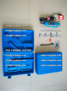 EVA THERMAL CUTTER, Cleaning EVA laminated glass edges (38)